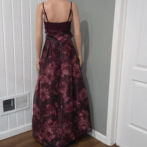 Eliza J Burgundy Dress - Picture 7 of 13